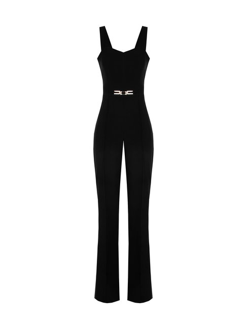 Rinascimento Tuta Nera Elegante Invernale Real Estate Tuta A Zampa